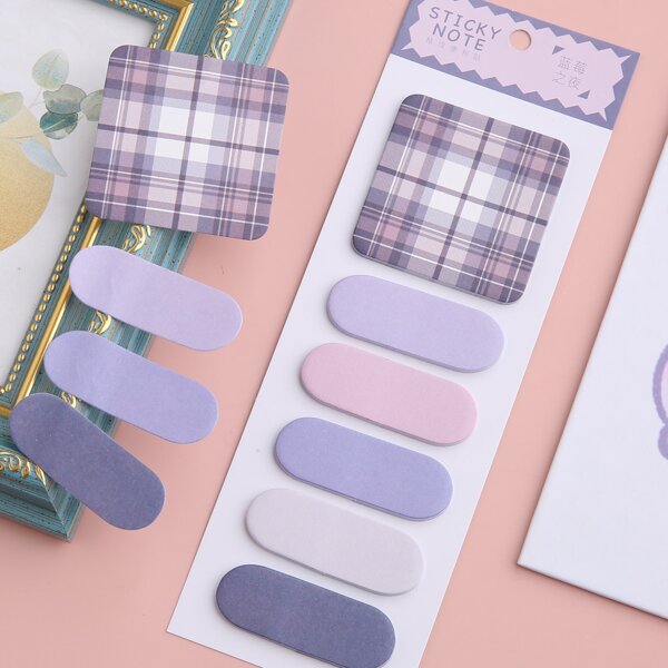 

1pc Sticky Note Set, Multicolor