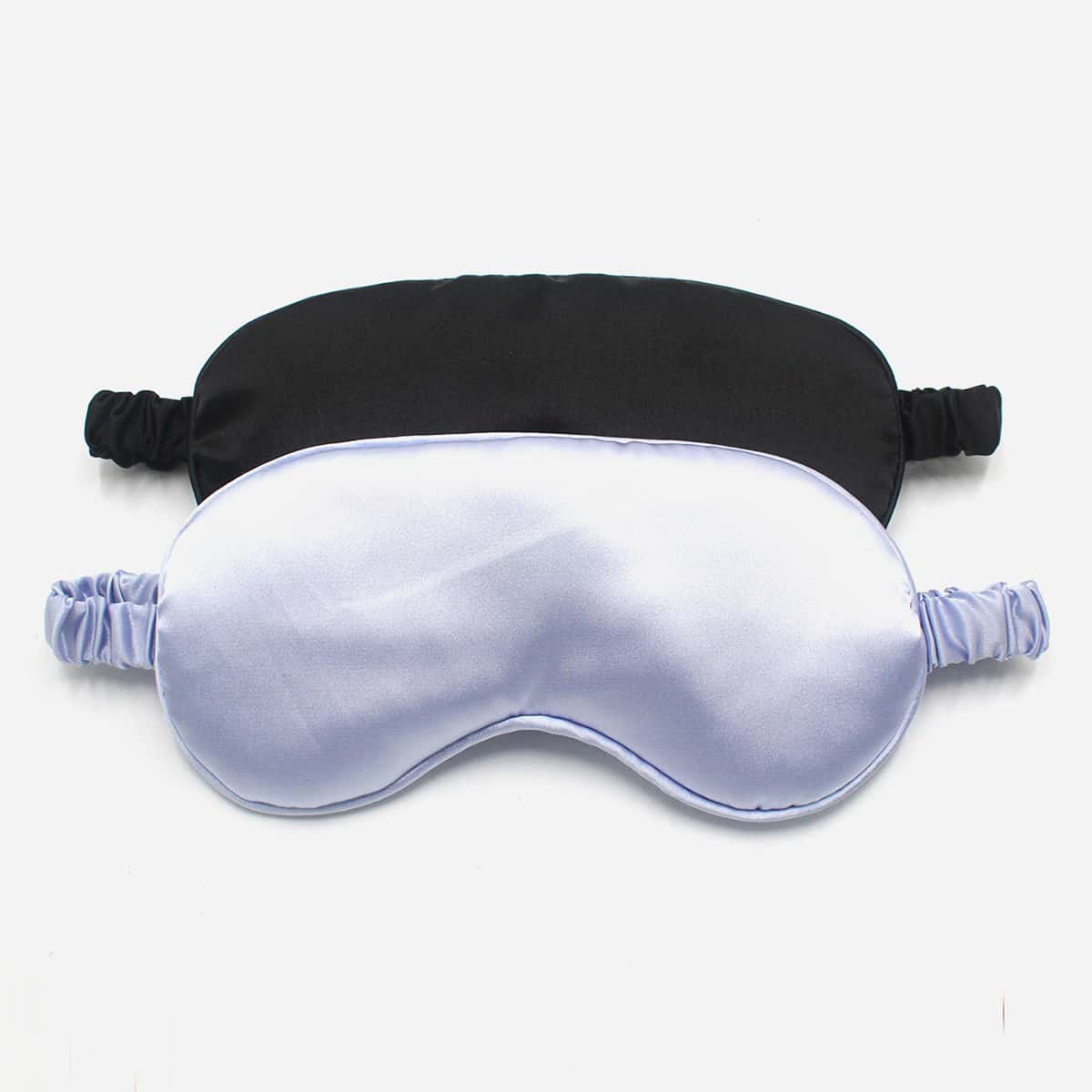 

2pcs Solid Satin Eye Cover, Multicolor