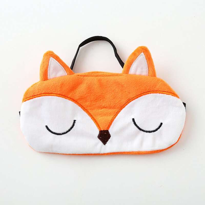 

1pc Cartoon Fox Eye Cover, Multicolor