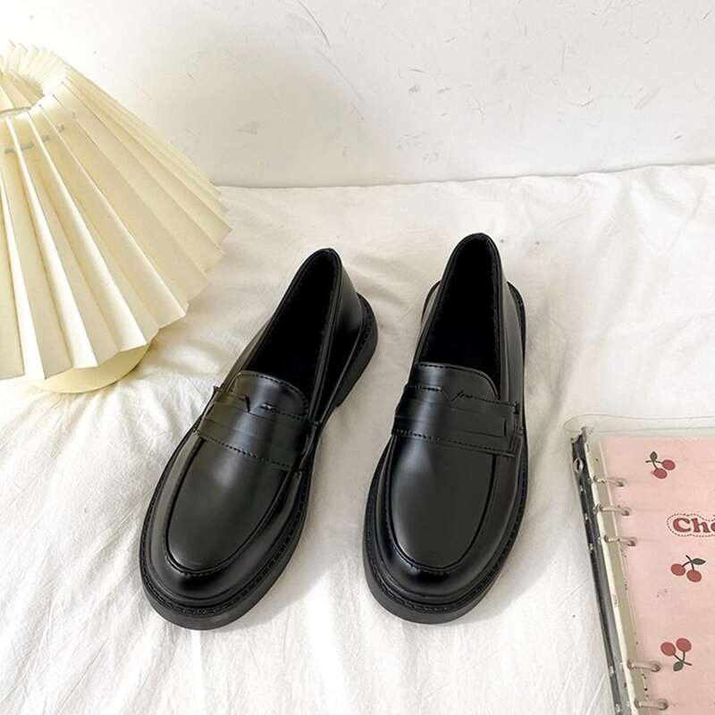

Minimalist Flat Loafers, Black