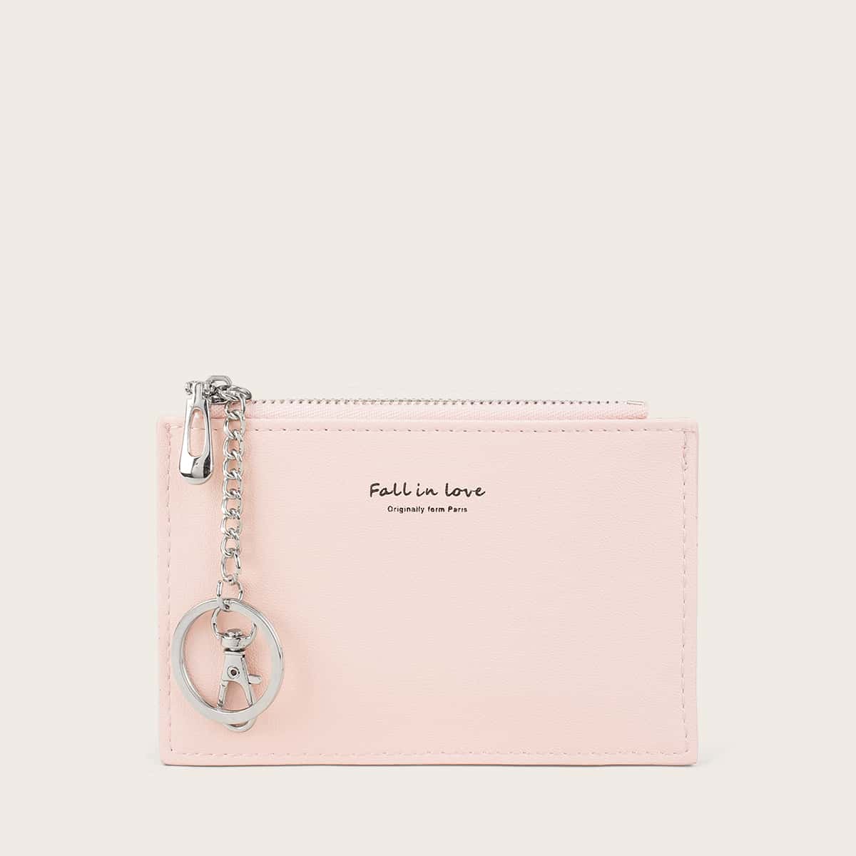

Simple Zip Purse, Baby pink