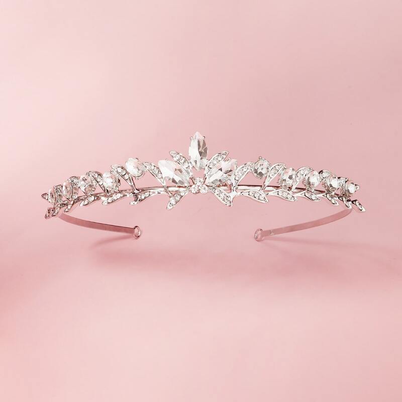 

Rhinestone Decor Hair Hoop, Silver