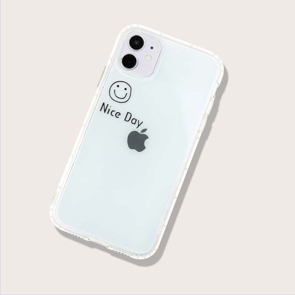 

2шт прозрачный чехол для iPhone с узором