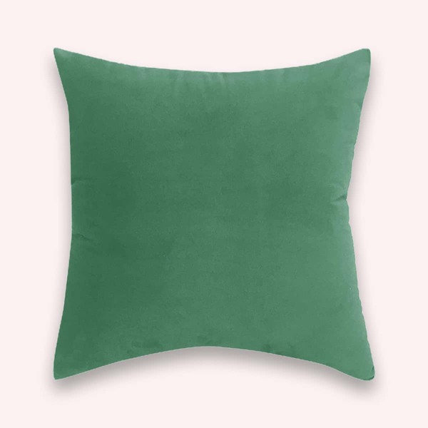 

Solid Color Cushion Cover Without Filler, Green