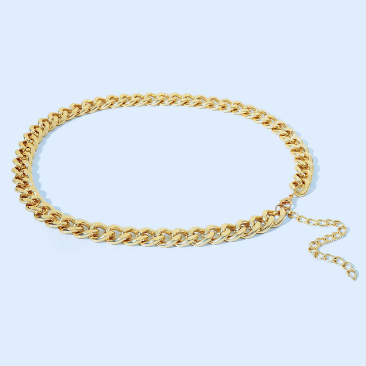 Metal Waist Chain Belt, Gold