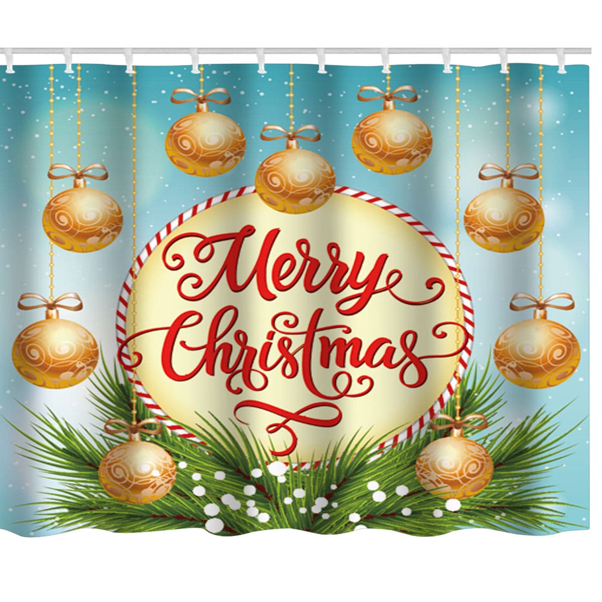 

Christmas Pattern Shower Curtain, Multicolor