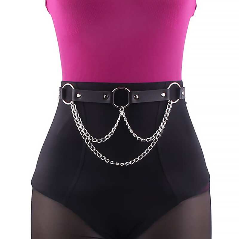 

Ring Linked Belt & Pants Chain, Black