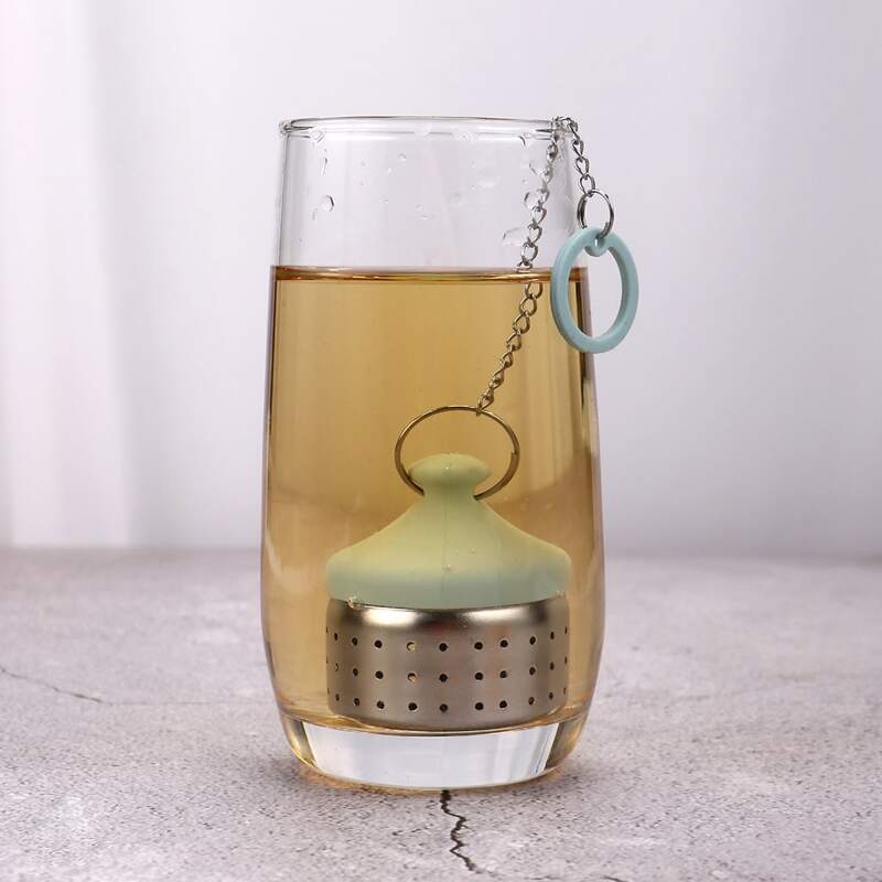 

1pc Silicone Tea Filter, Blue