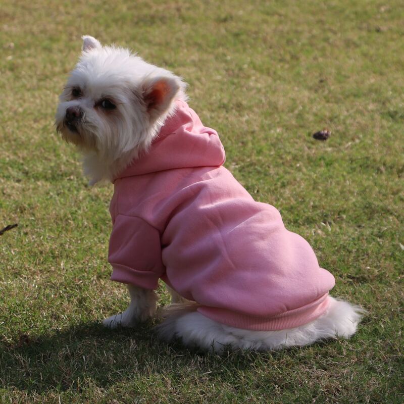 

Solid Dog Hoodie, Baby pink