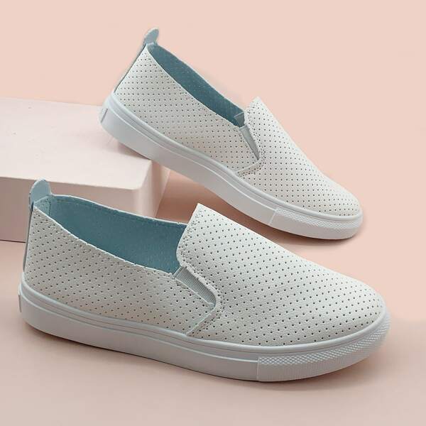 

Кеды без шнурка, Белый