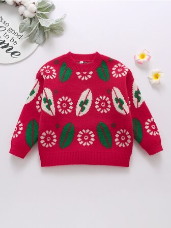 سويترات الطفلة الصغيرة نباتات كاجوال