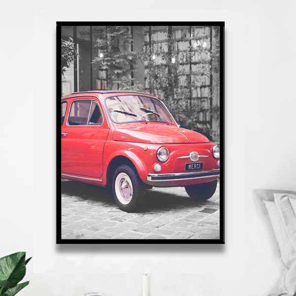 

Car Print Diamond Painting Without Frame, Multicolor