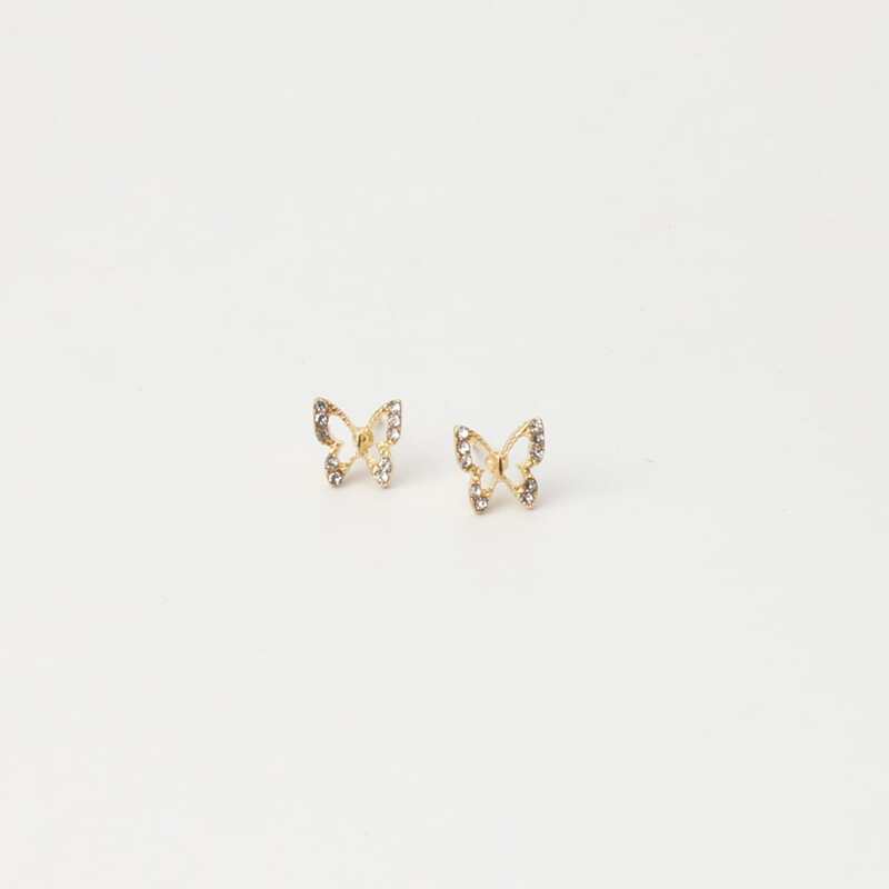 

Mini Butterfly Stud Earrings, Gold
