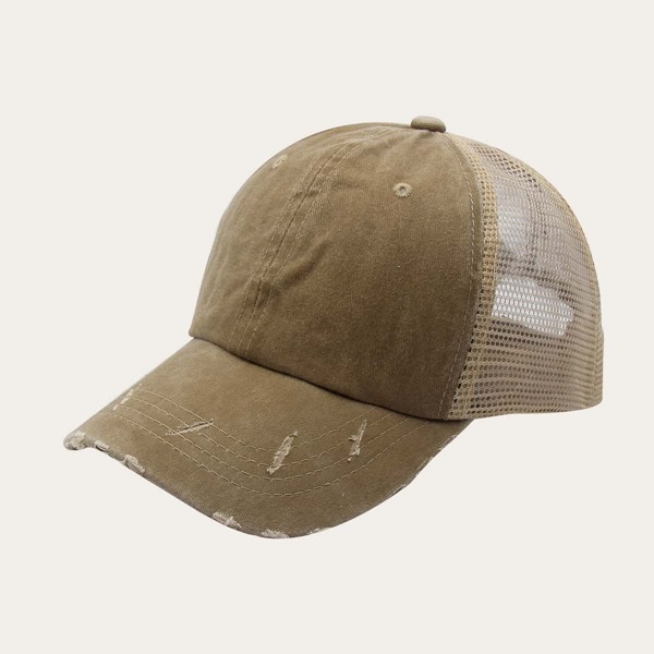 

Stitch Detail Baseball Cap, Khaki