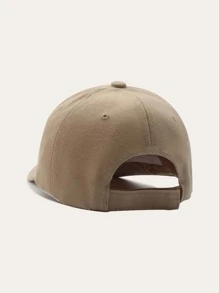Plain Baseball Cap - Khaki - View 2