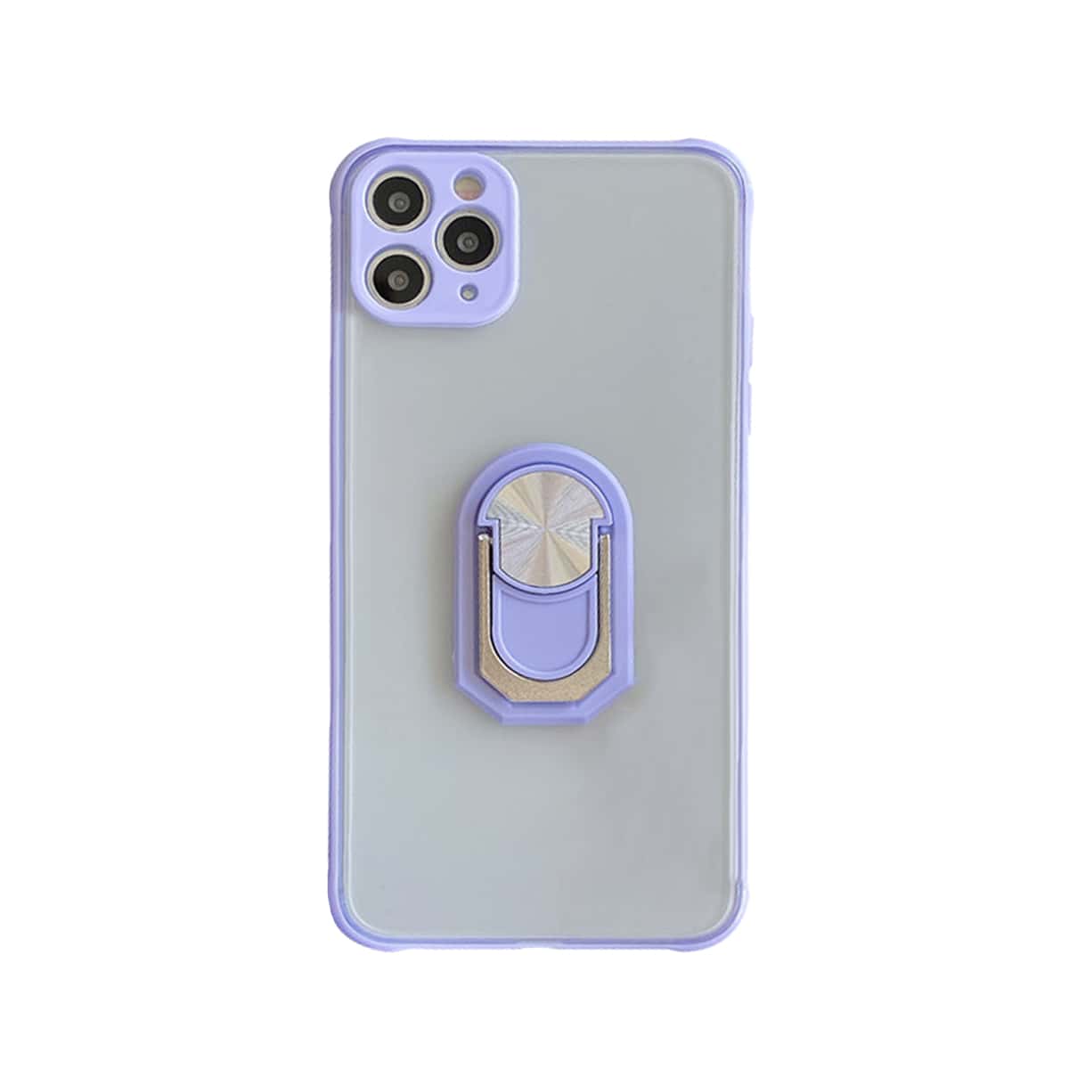 

Protective Bumper iPhone Case With Ring Holder, Purple