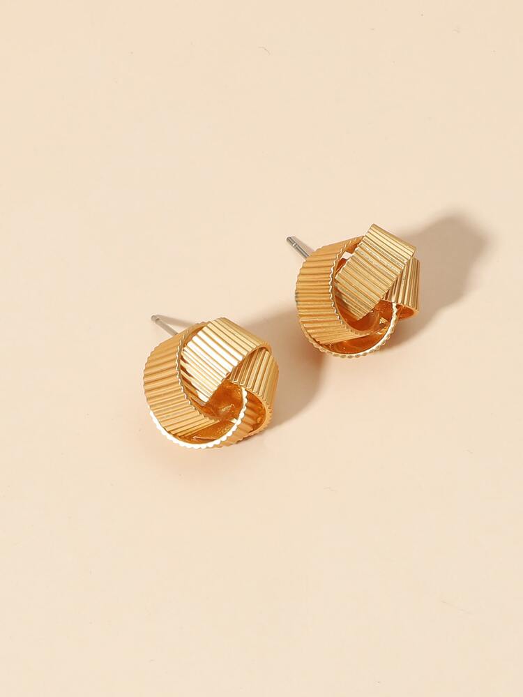 Creative Winding Stud Earrings