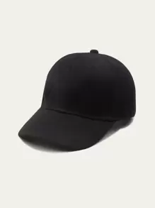 Gorro béisbol unicolor - Negro - Ver 1