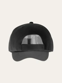 Gorro béisbol unicolor - Negro - Ver 3