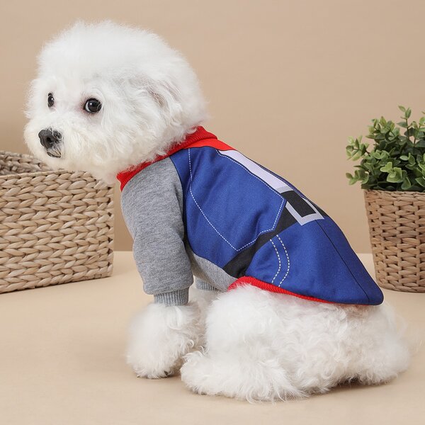 

Star Pattern Dog Sweatshirt, Navy blue