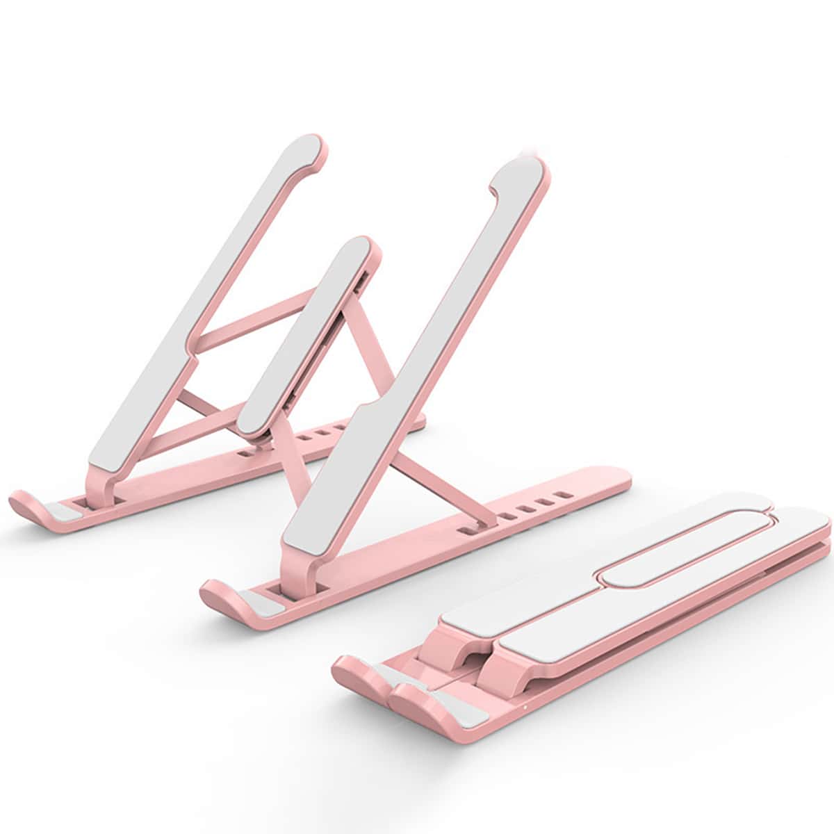 

1pc Foldable PC Stand, Baby pink