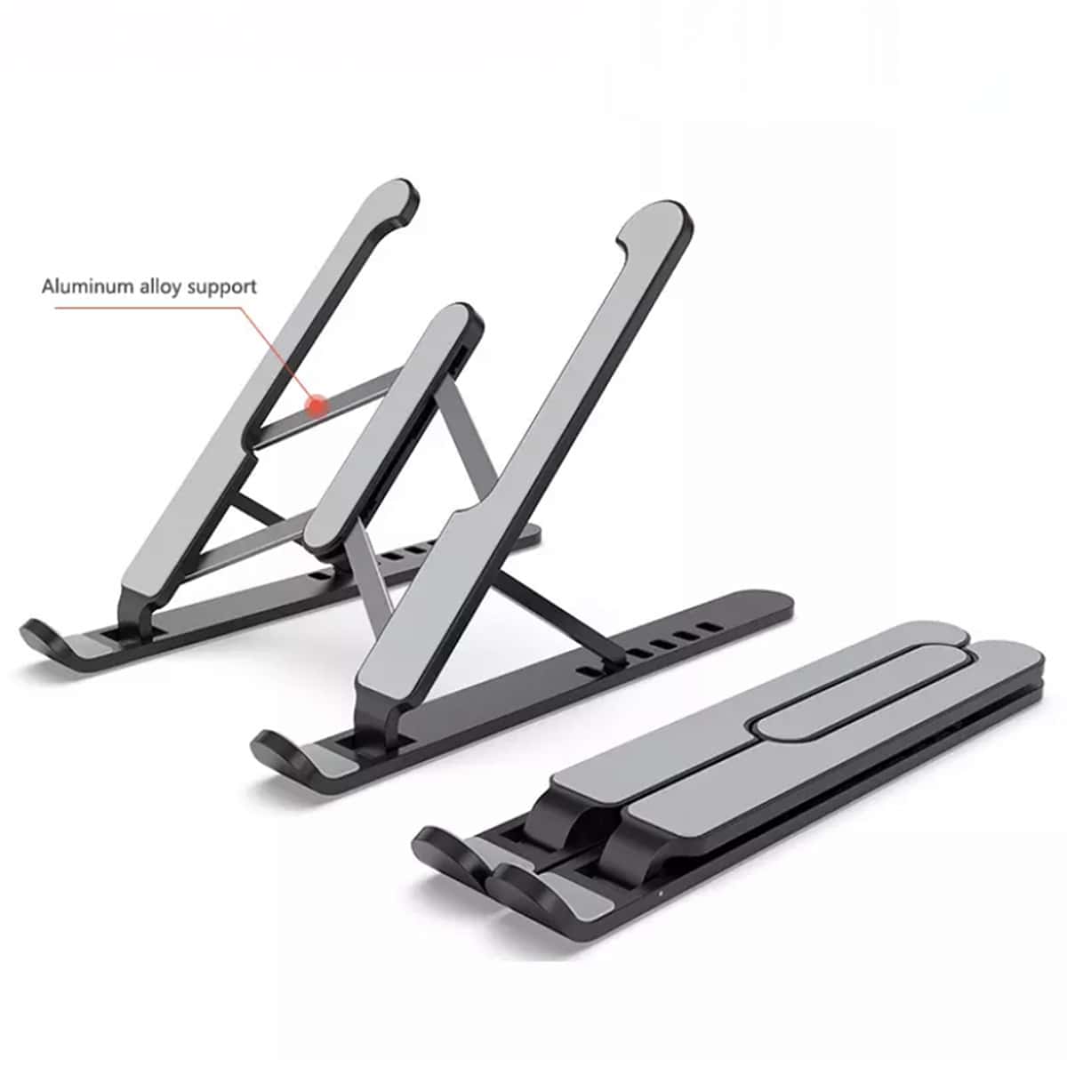 

1pc Foldable PC Stand, Black
