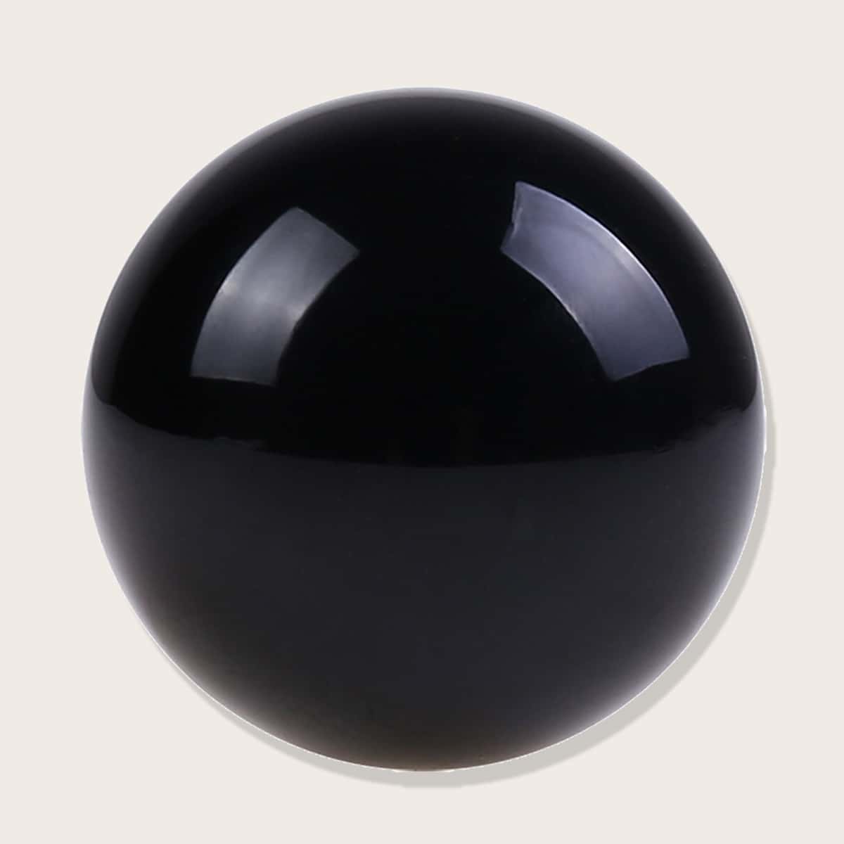 

1pc Ball Decorative Object, Black