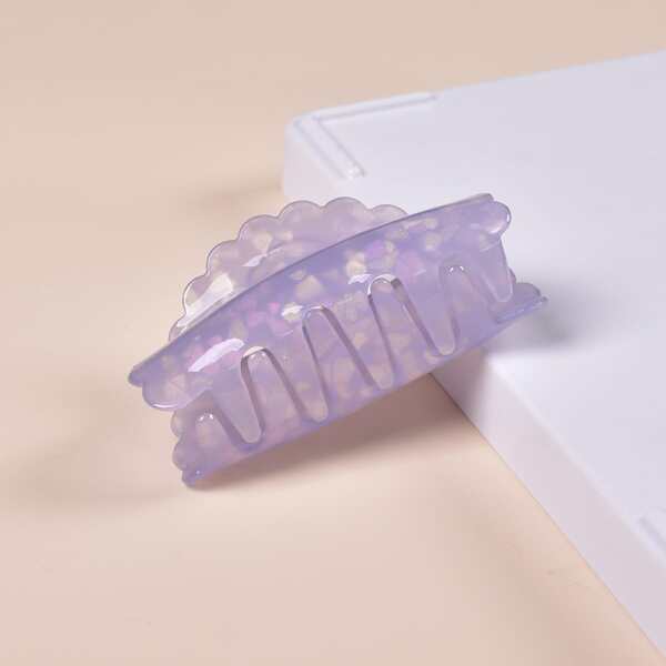 

Simple Acrylic Hair Claw, Mauve purple