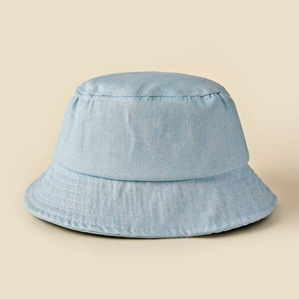 

Plain Bucket Hat, Baby blue