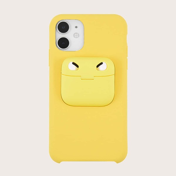 

Чехол для iPhone с чехлом для Airpods, Жёлтые