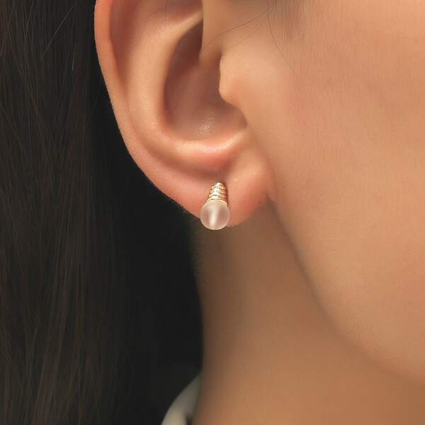 

Light Bulb Stud Earrings, Multicolor