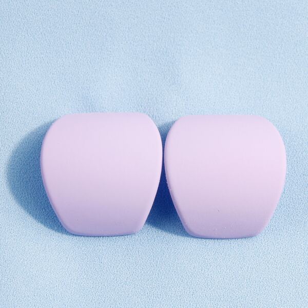 

Acrylic Geo Earrings, Lilac purple