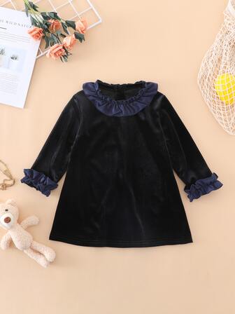 فساتين رضّع الدانتيل منتفض الصاف براقة