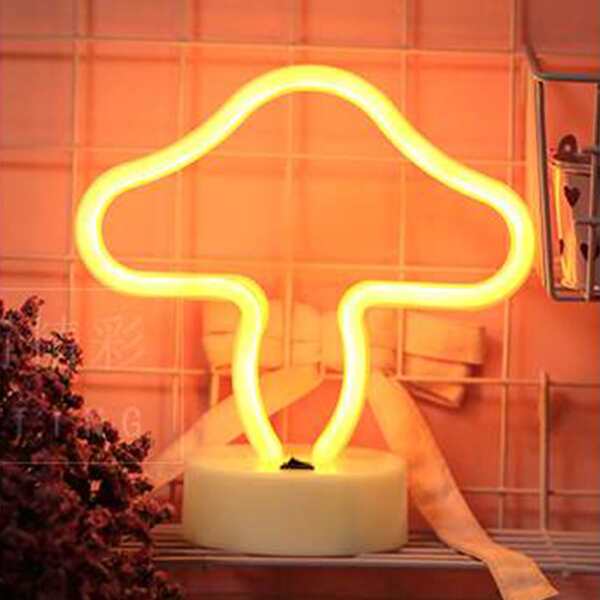 

Mushroom Shaped Night Light, Yellow