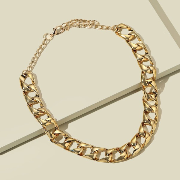 

Minimalist Chain Necklace, Gold