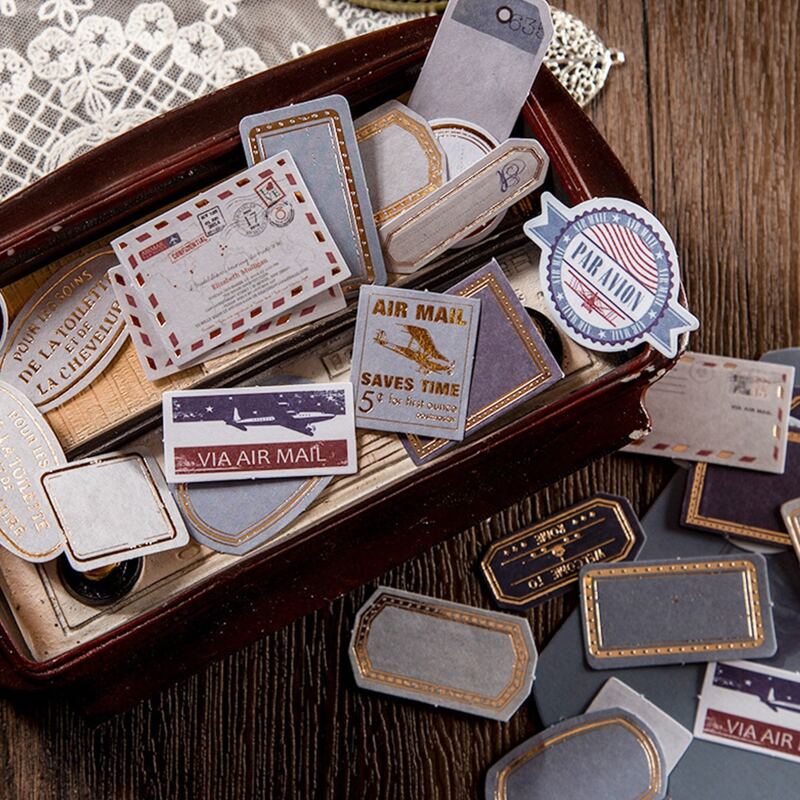 

30pcs Vintage Pattern Random Sticker, Multicolor