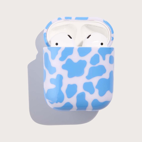 

Чехол для Airpods с коровьим узором, Синий