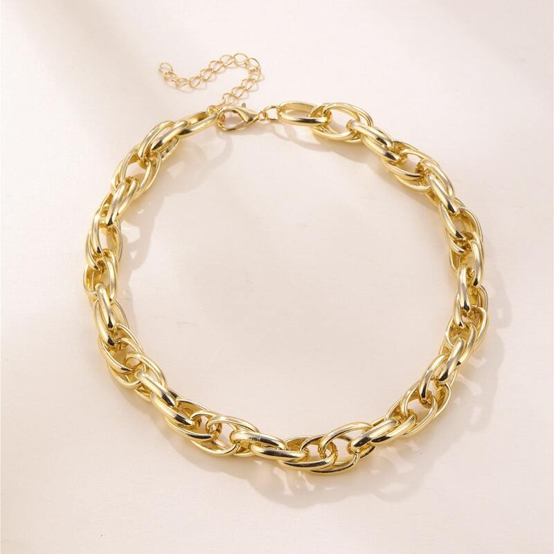 

Chunky Chain Necklace, Gold