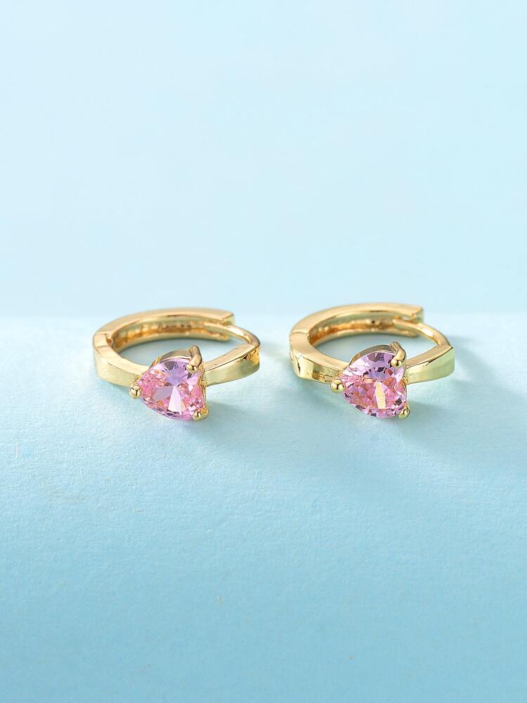 Heart Decor Stud Earrings Valentines,Mom,Mother,Mother's Day,Gift