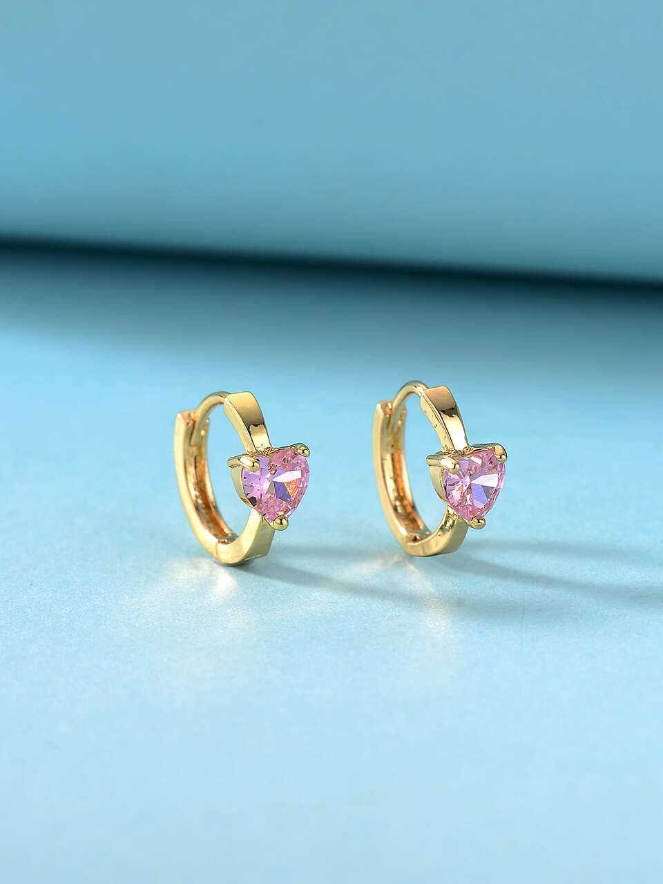 Heart Decor Stud Earrings Valentines,Mom,Mother,Mother's Day,Gift