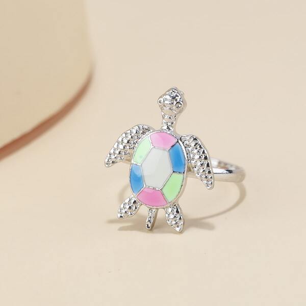 

Girls Tortoise Decor Ring, Multicolor
