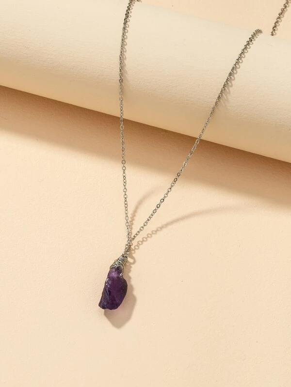 Crystal Pendant Necklace Shein Eur - What Is A Crystal Pendant Necklace