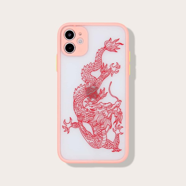 

Chinese Dragon Contrast Frame iPhone Case, Multicolor
