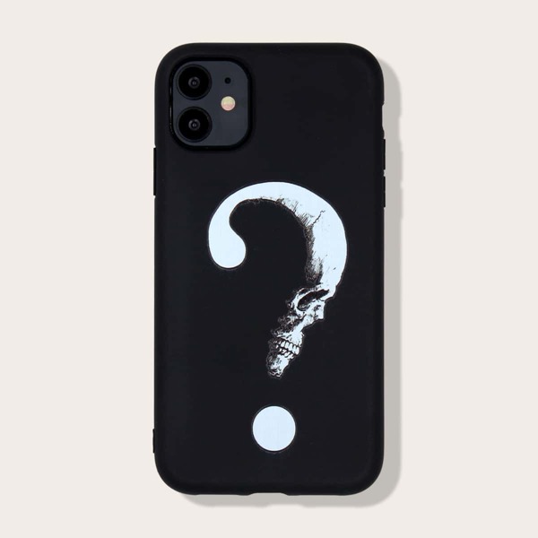 

Чехол для iPhone с узором черепа, Многоцветный