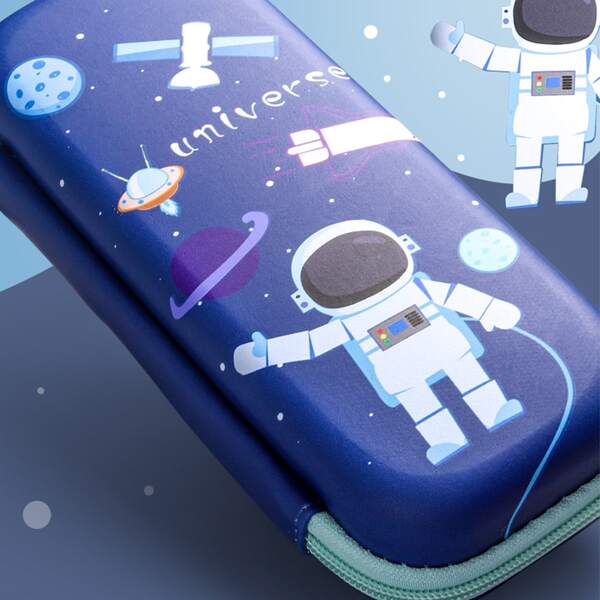 

Astronaut Print Pencil Bag, Multicolor