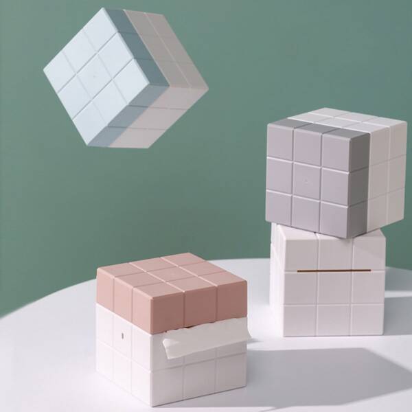 

1pc Random Tissue Storage Box, Multicolor