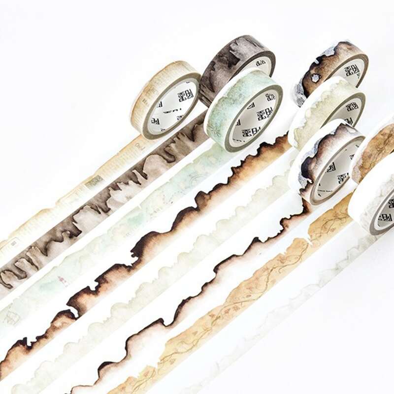 

1roll Random Vintage DIY Tape, Multicolor