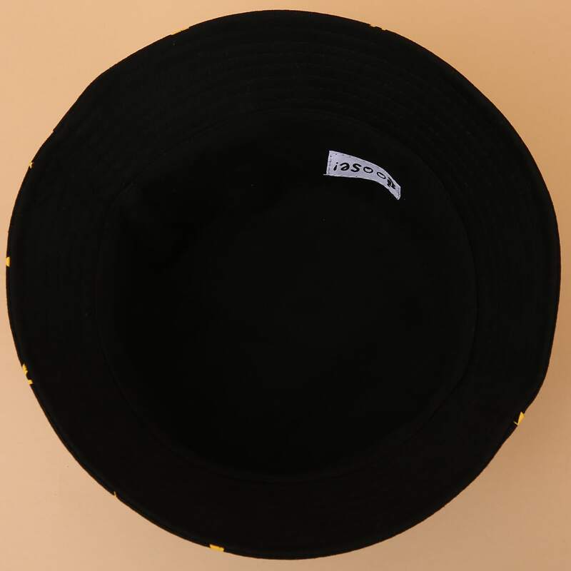 

Cartoon Bucket Hat, Black
