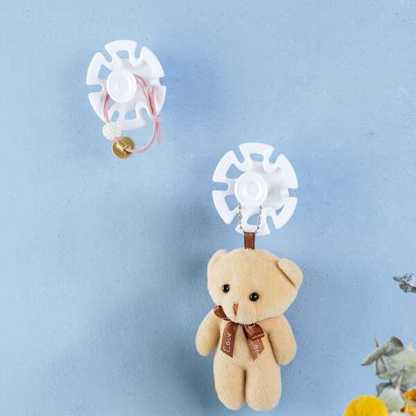 

2pcs Multifunction Wall Hook, White