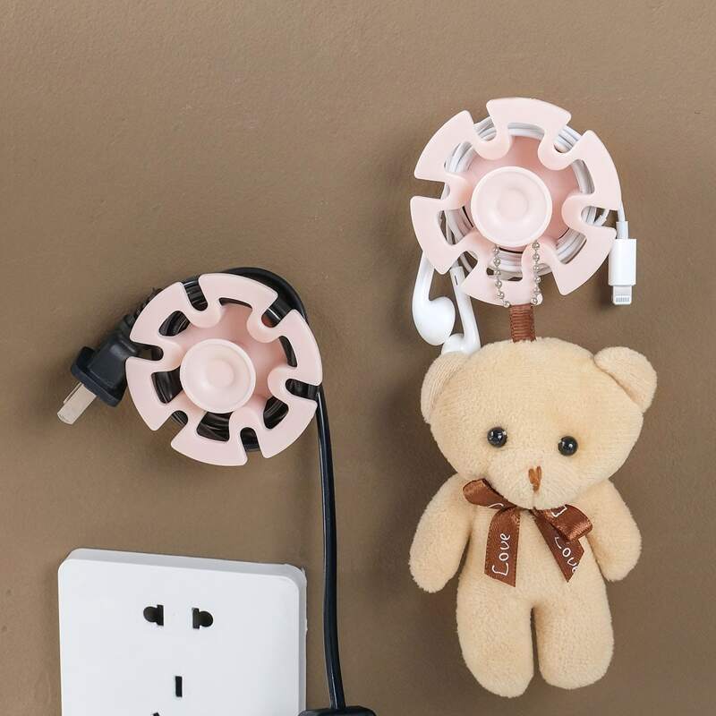 

2pcs Multifunction Wall Hook, Pink